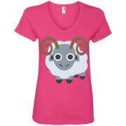 Yam Emoji Ladies’ V-Neck T-Shirt