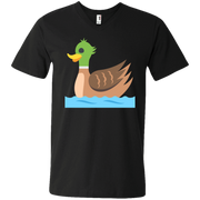 Duck Emoji Men’s V-Neck T-Shirt
