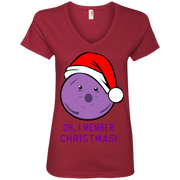 Member Berries Oh I Member Christmas! Ladies’ V-Neck T-Shirt