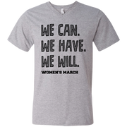 We Can, We Have, We Will Women’s March Men’s V-Neck T-Shirt