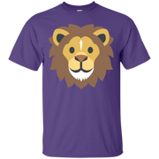 Lion Face Emoji T-Shirt