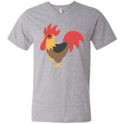 Cock Emoji Mens V-Neck T-Shirt