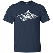 Banksy Inspired Shark Bar code T-Shirt