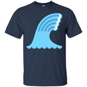 Surfing Wave Emoji T-Shirt