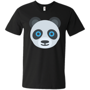 Panda Face Emoji Men’s V-Neck T-Shirt