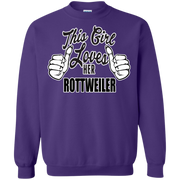 This Girl Loves Her Rottweiler Sweatshirt