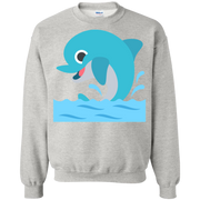 Happy Dolphin Emoji Sweatshirt