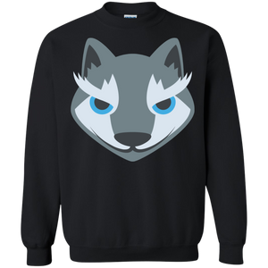 Wolf Face Emoji Sweatshirt