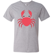 Crab Emoji Men’s V-Neck T-Shirt