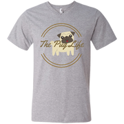 The Pug Life Men’s V-Neck T-Shirt
