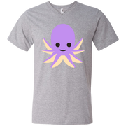 Octopus Emoji Men’s V-Neck T-Shirt