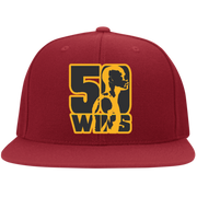 50 Wins Money Mayweather the Legend Flat Bill Twill Flexfit Cap