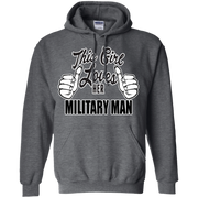 This Girl Loves Her Military Man Hoodie