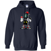 Old School Retro Game Pad Cartoon Character Hoodie