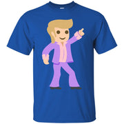 Disco Dancing White man Emoji T-Shirt