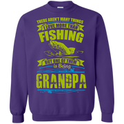 I Love Being A Grandpa More Than Fishing Sweatshirt