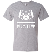 Pug Life Men’s V-Neck T-Shirt