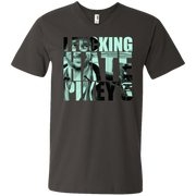 Snatch I Fu*king Hate Pikey’s Movie Quote Men’s V-Neck T-Shirt