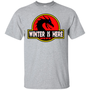 Winter is Here! Dracarys Mother of Dragons Park Jurassic Parody T-Shirt