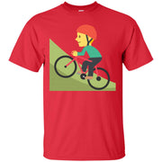 Mountain Biking Emoji T-Shirt