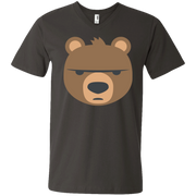 Big Bear Emoji Men’s V-Neck T-Shirt