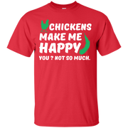 Chickens Make Me Happy, You? Not So Much T-Shirt