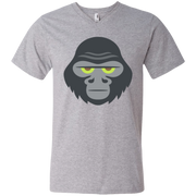 Gorilla Emoji Men’s V-Neck T-Shirt