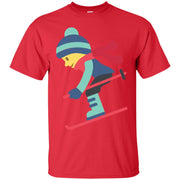 Skiing Emoji T-Shirt