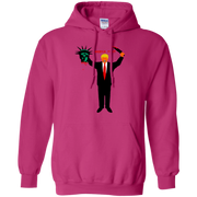 Trump Holding Statue of Liberty Head America First! Hoodie