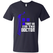 Trust me im the Doctor Who Parody Men’s V-Neck T-Shirt