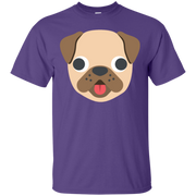 Pug Face Emoji T-Shirt