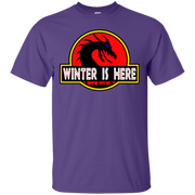 Winter is Here! Dracarys Mother of Dragons Park Jurassic Parody T-Shirt