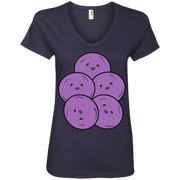 Big Bunch of Member Berries Ladies’ V-Neck T-Shirt