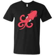 Squid Emoji Men’s V-Neck T-Shirt