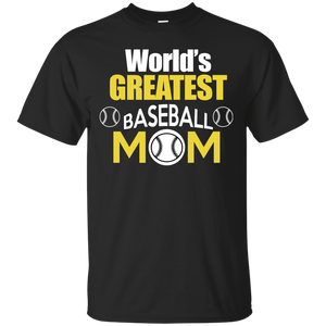 Worlds Greatest Baseball Mom T-Shirt