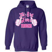 This Girl Loves Trucks Hoodie