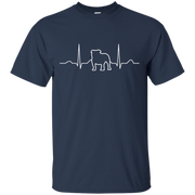 Heart Beat Bulldog T-Shirt