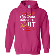 Thats my Awesome Daughter Out There Baseball Hoodie