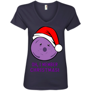 Member Berries Oh I Member Christmas! Ladies’ V-Neck T-Shirt