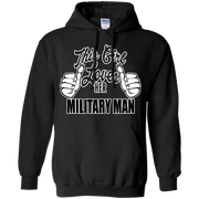 This Girl Loves Her Military Man Hoodie