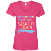 Make it Rain, Song of Storms  Ladies’ V-Neck