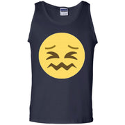 Scrunched up Face Emoji Tank Top