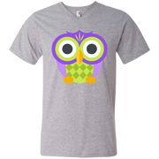 Owl Emoji Men’s V-Neck T-Shirt