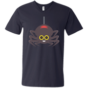 Happy Spider Emoji Men’s V-Neck T-Shirt