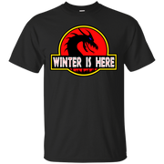 Winter is Here! Dracarys Mother of Dragons Park Jurassic Parody T-Shirt