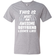 This is What an Awesome Boyfriend Looks Like  Men’s V-Neck T-Shirt