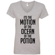 it’s the motion of the ocean of the potion Ladies’ V-Neck