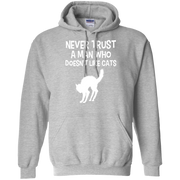 Never Trust a Man who Doesn’t Like Cats Hoodie