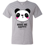 Pandas Make Me happy, You Not so Much Men’s V-Neck T-Shirt