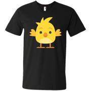 Cute Chick Emoji Men’s V-Neck T-Shirt